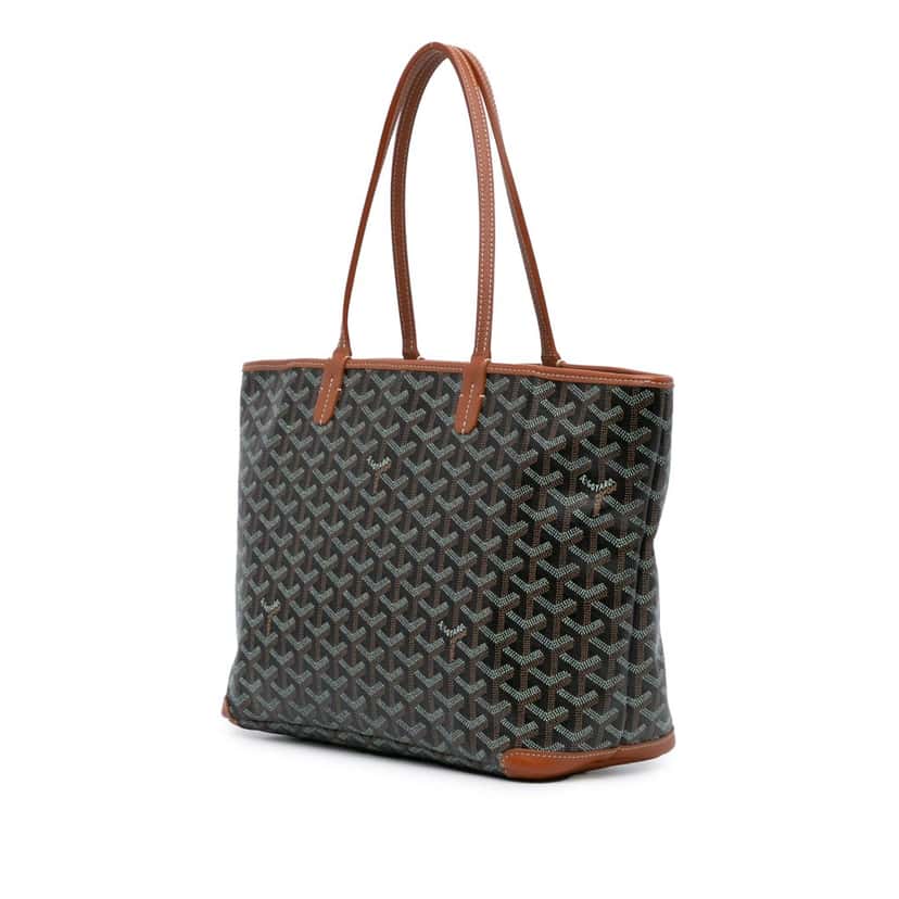 Goyard Goyardine Artois PM Black Canvas Good condition - Back View