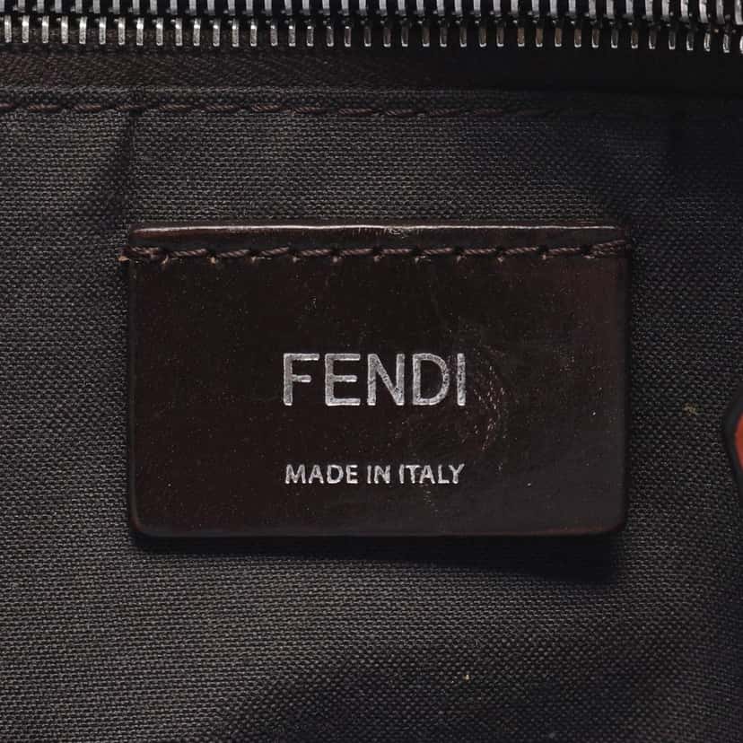 Fendi Mini Leather By The Way Backpack Purple Leather Good condition - Model View