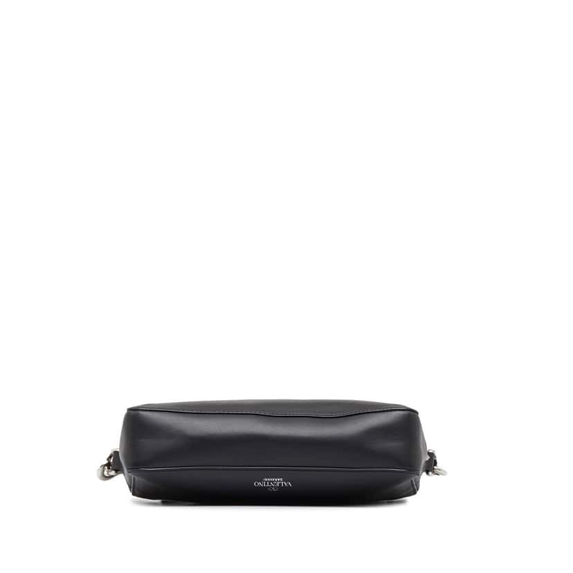 Valentino VLTN Crossbody Bag Black Leather Good condition - Model View