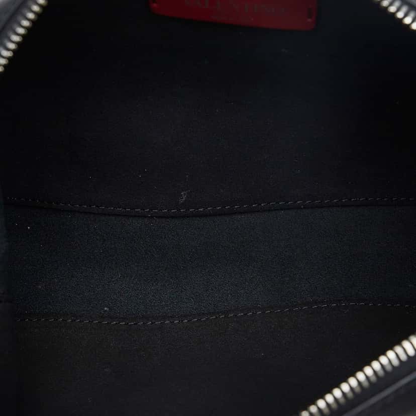 Valentino VLTN Crossbody Bag Black Leather Good condition - Box View