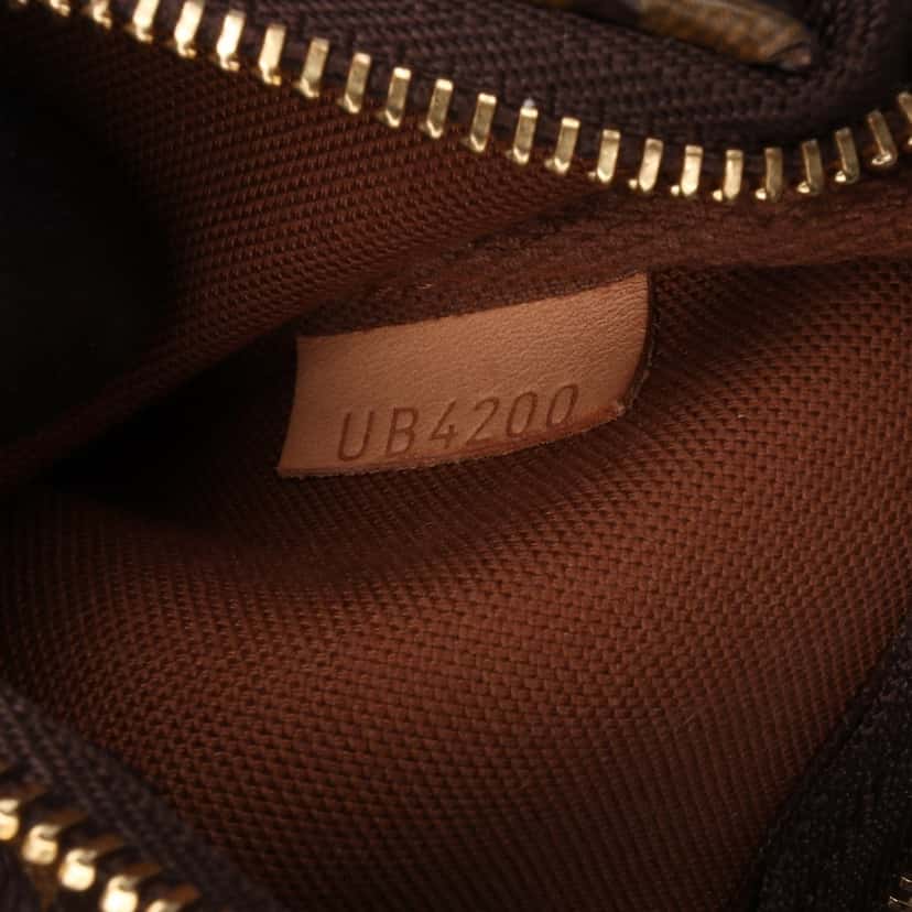 Louis Vuitton Monogram Mini Pochette Accessoires Brown Canvas Good condition - Box View