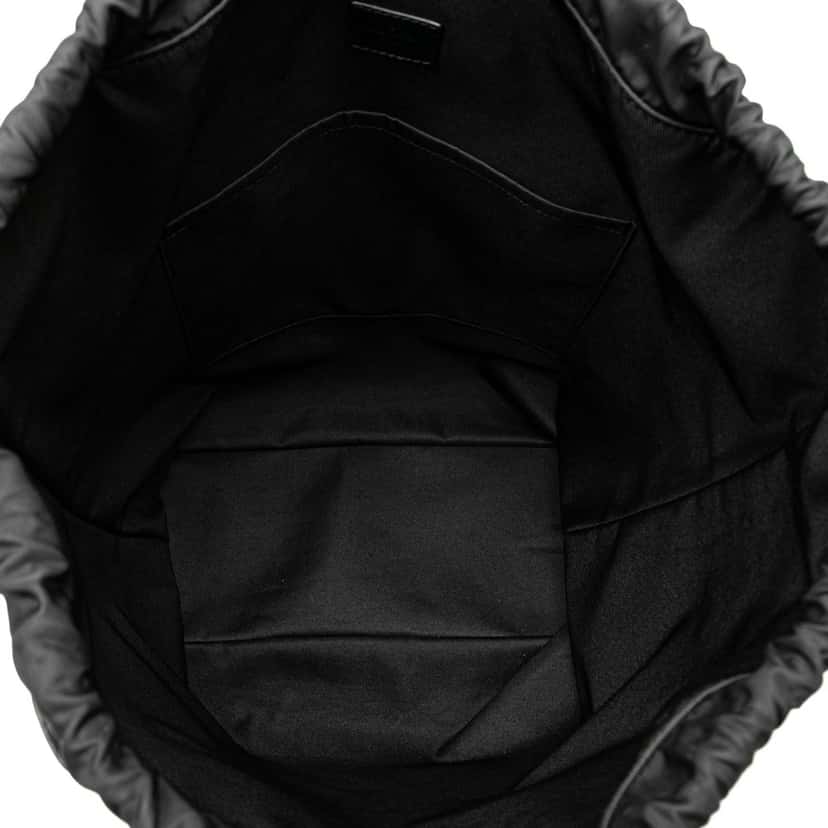 Louis Vuitton Monogram Shadow Helmet Bag Black Leather Good condition - Model View