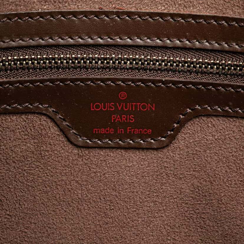 Louis Vuitton Epi Lussac Brown Leather Fair condition - Box View