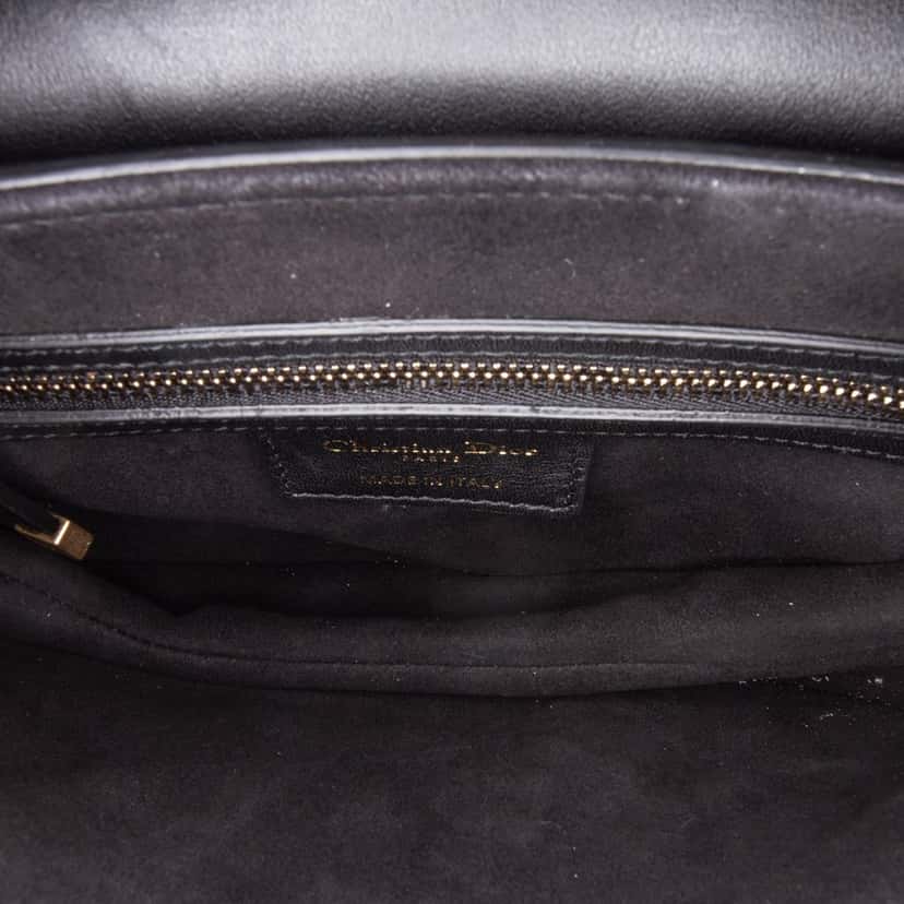 Dior Calfskin Kaleidiorscopic Embroidered Saddle Bag Blue Leather Good condition - Model View