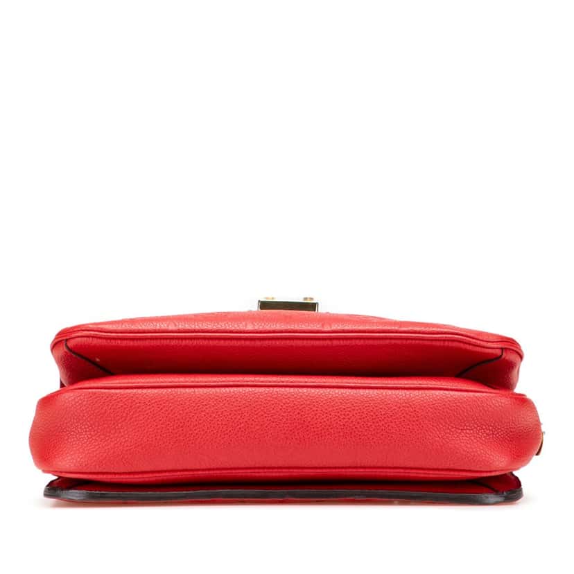 Louis Vuitton Monogram Empreinte Pochette Metis Red Leather Good condition - Inside View