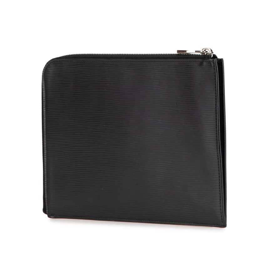 Louis Vuitton Epi Pochette Jour GM Black Leather Good condition - Back View