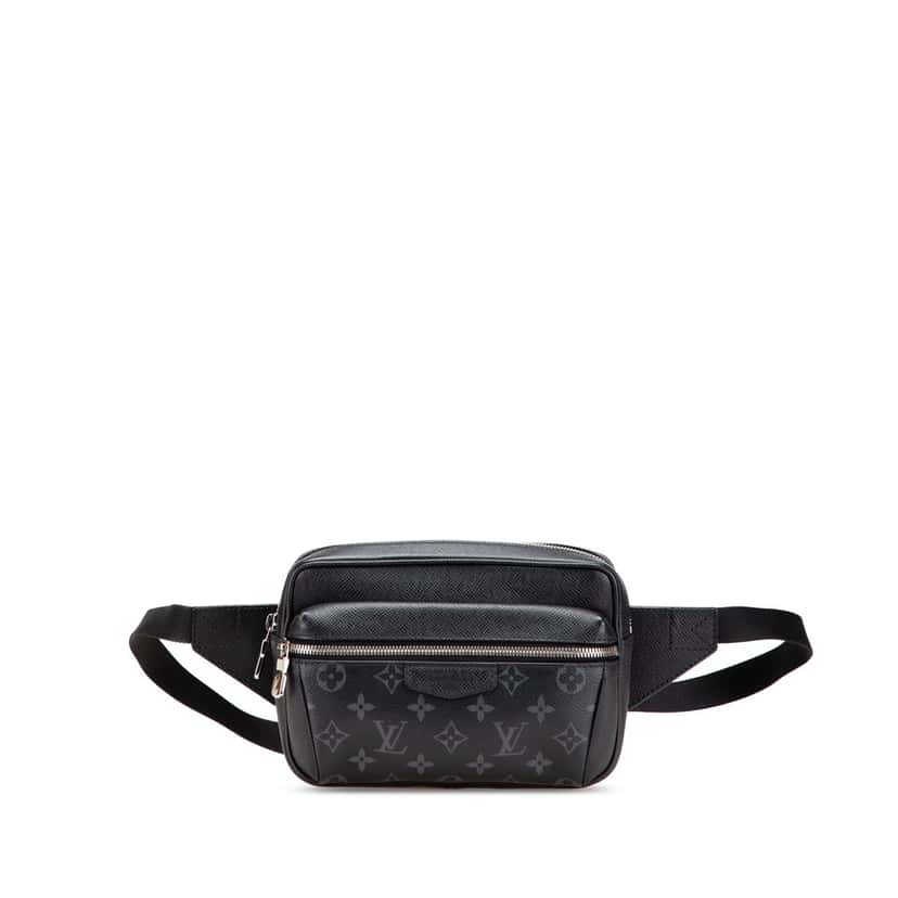 Louis Vuitton Monogram Eclipse Outdoor Bumbag Black Canvas Good condition - Front View