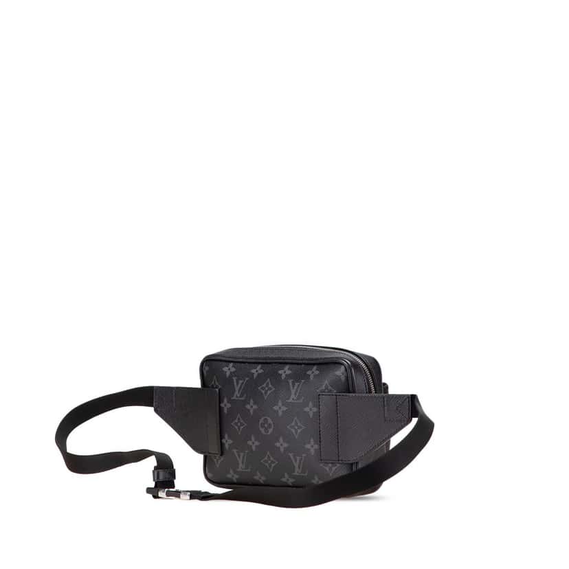 Louis Vuitton Monogram Eclipse Outdoor Bumbag Black Canvas Good condition - Back View