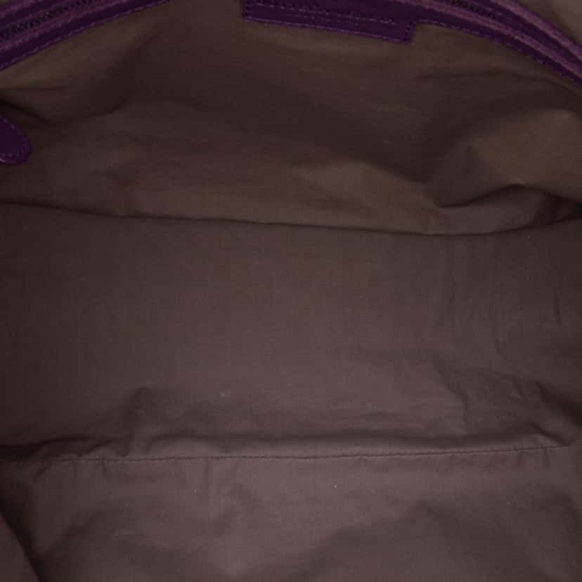Bottega Veneta Nappa Intrecciato Shoulder Bag Purple Leather Very good condition - Model View