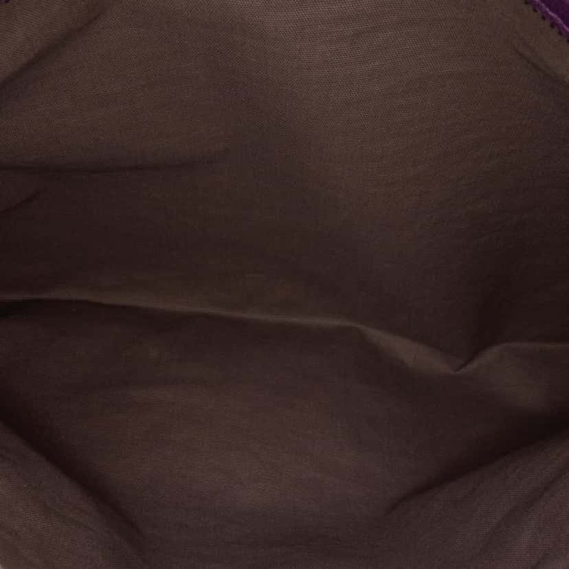 Bottega Veneta Nappa Intrecciato Shoulder Bag Purple Leather Very good condition - Box View