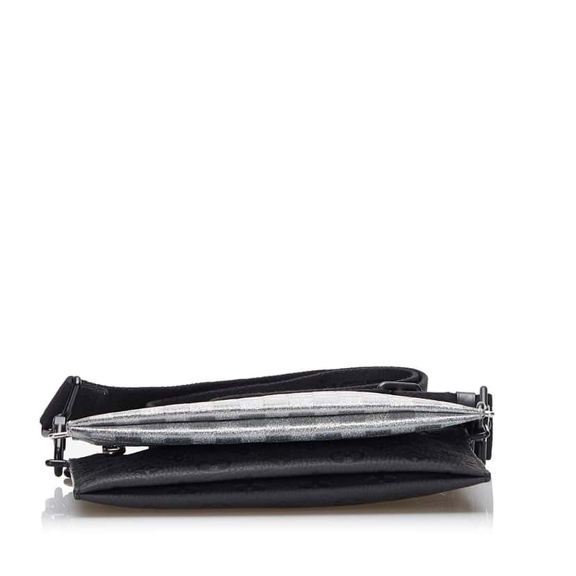 Louis Vuitton Damier Glitter Taurillon In The Loop Trio Pouch Black Leather Good condition - Model View