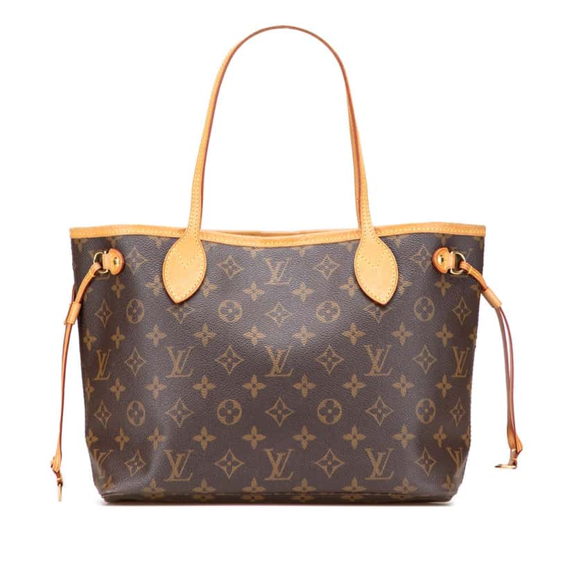 Louis Vuitton Monogram Neverfull PM Brown Canvas Good condition - Front View
