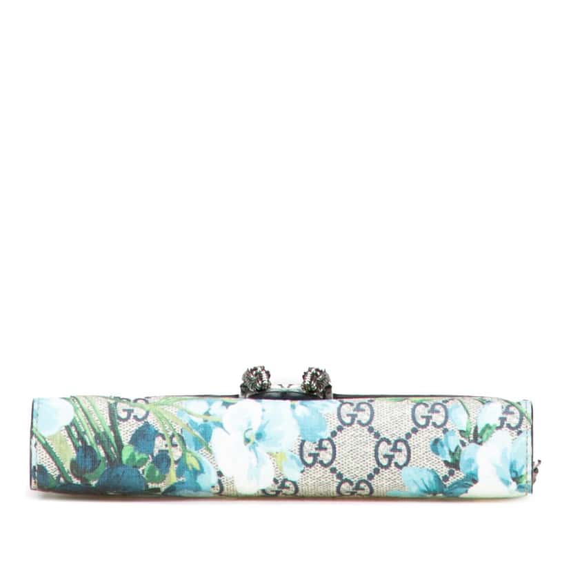 Gucci GG Supreme Dionysus Blooms Chain Wallet Brown Canvas Good condition - Inside View