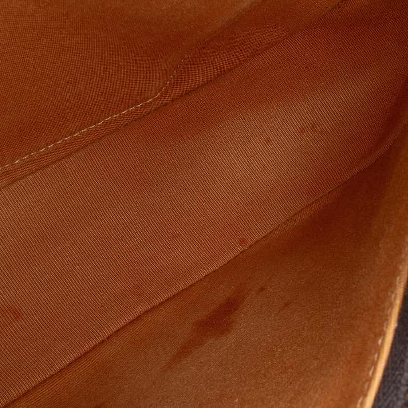 Celine Triomphe Coated Canvas Ava Shoulder Bag Brown Canvas Good condition - Box View