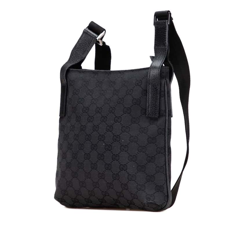 Gucci GG Canvas Crossbody Black Canvas Good condition - Back View