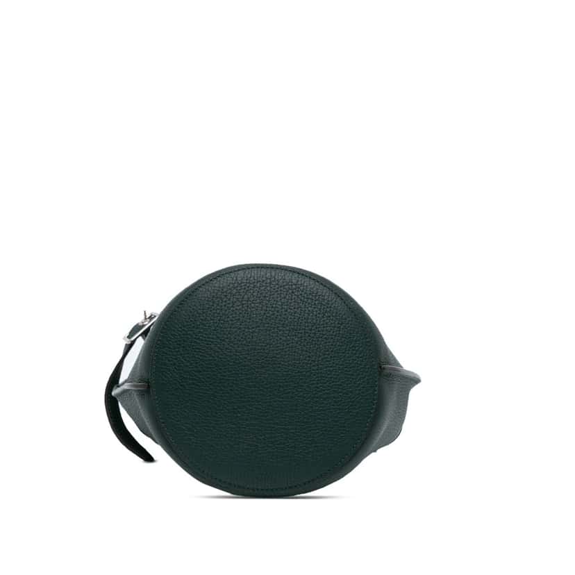 Celine Nano Leather Big Bucket Bag Green Leather Good condition - Inside View