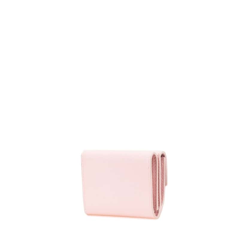 Louis Vuitton Leather Lockmini Wallet Pink Leather Good condition - Back View