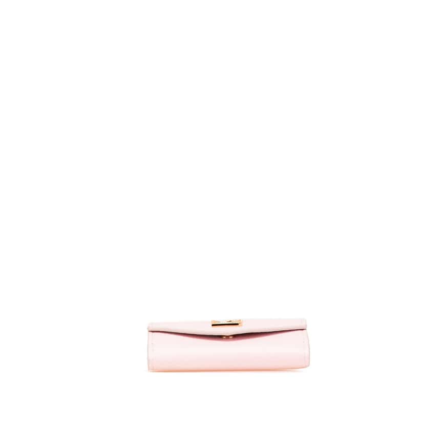 Louis Vuitton Leather Lockmini Wallet Pink Leather Good condition - Inside View