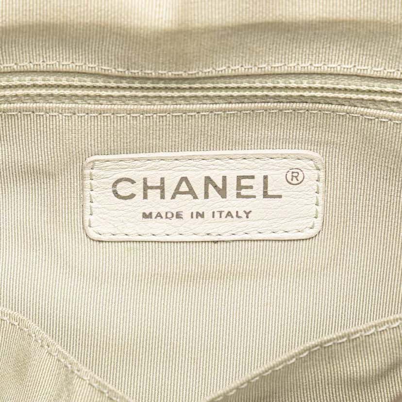 Chanel Large Washed Lambskin Chain Around Flap Brown Leather Good condition - Box View