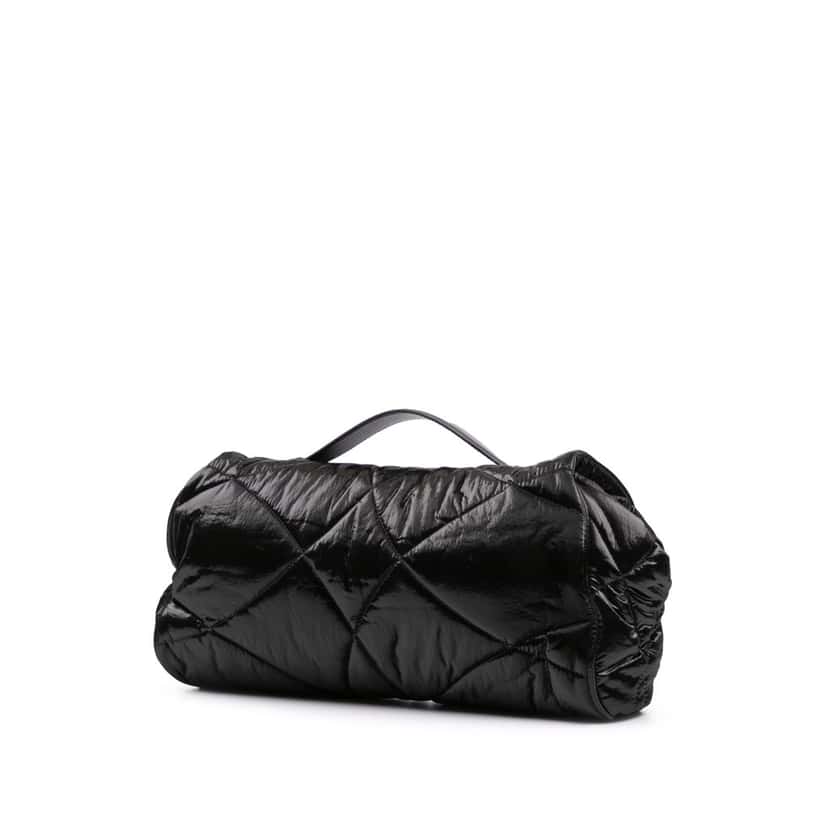 Dolce & Gabbana Quilted Nylon Devotion Satchel Black Good condition - Back View