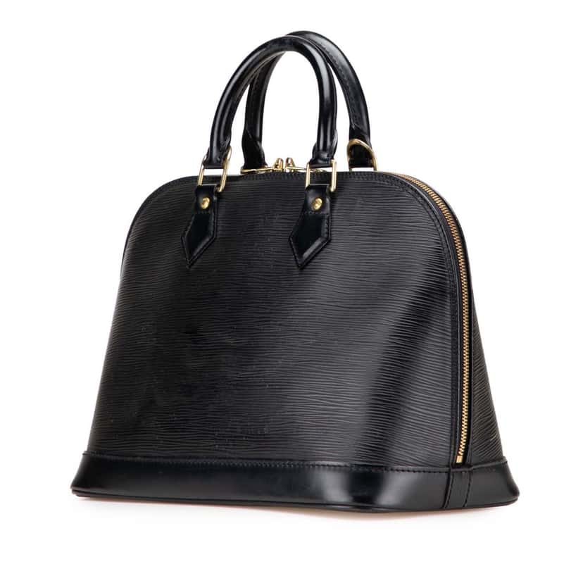 Louis Vuitton Epi Alma PM Black Leather Good condition - Back View