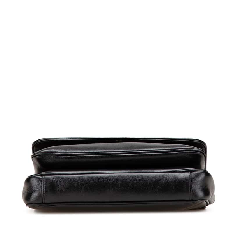 Gucci Small Leather Marina Chain Shoulder Bag Black Leather Very good condition - Inside View