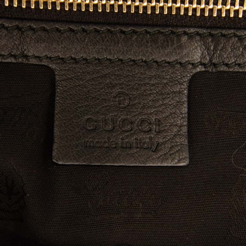 Gucci Large Leather Sienna Hobo Black Leather Good condition - Box View