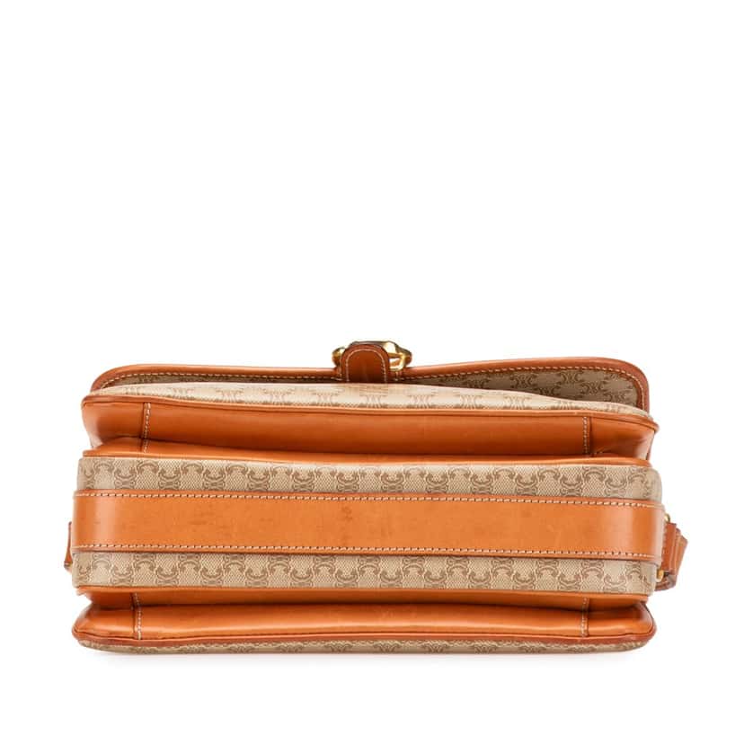 Celine Macadam Coated Canvas Crossbody Brown Canvas Good condition - Inside View