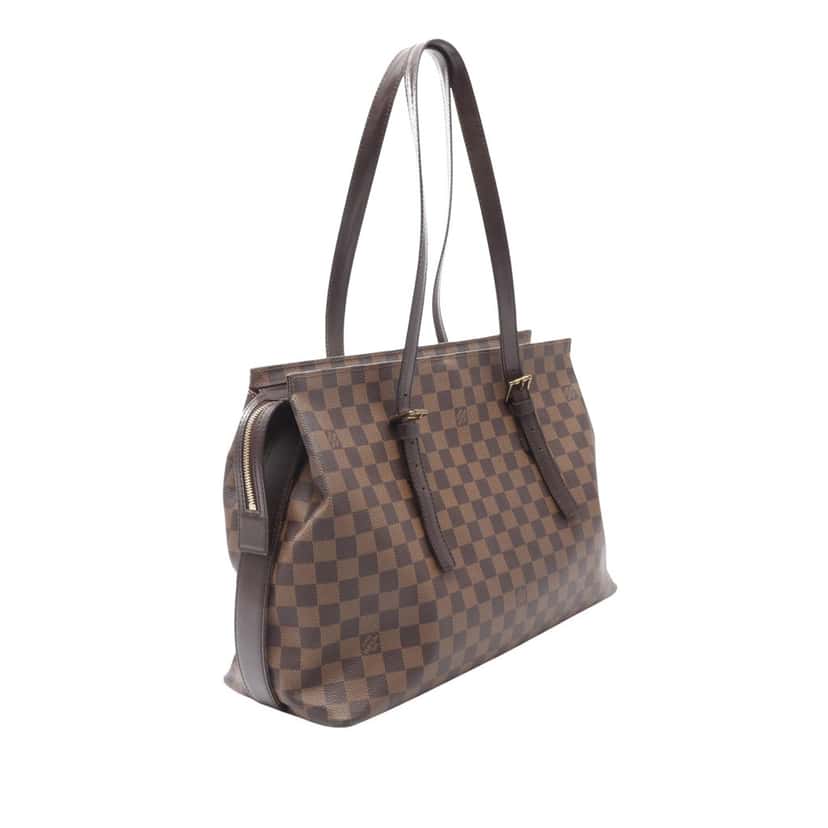 Louis Vuitton Damier Ebene Chelsea Brown Canvas Good condition - Back View
