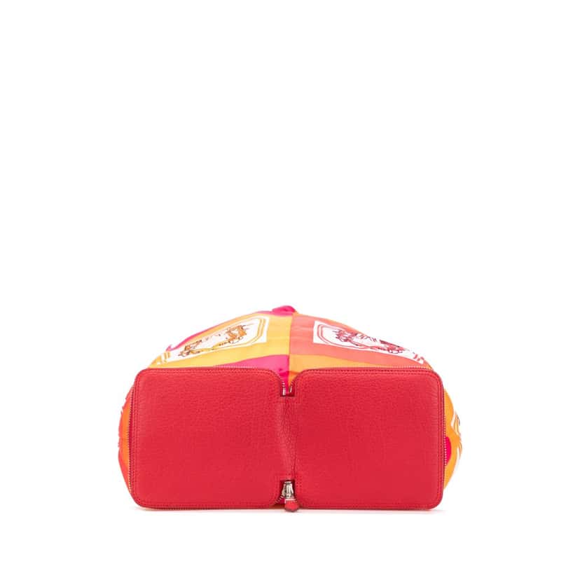 Hermès Brides de Gala Silky Pop Tote Orange Silk Good condition - Inside View