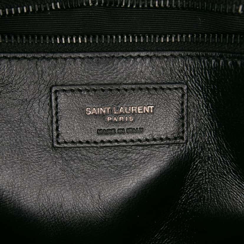 Saint Laurent Patent  Le 5 a 7 Bag Black Leather Good condition - Box View
