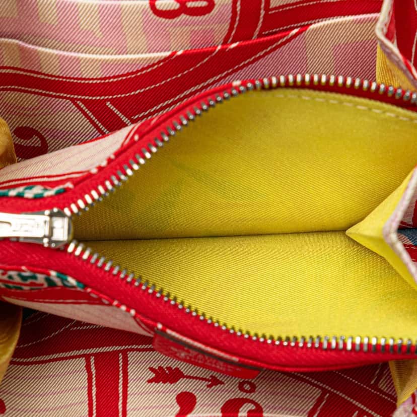 Hermès Mini Epsom Silk In Change Purse Red Leather Good condition - Box View