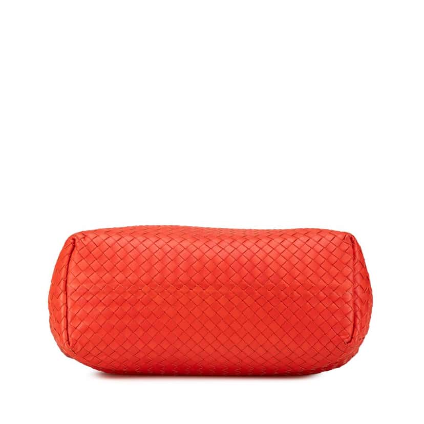 Bottega Veneta Medium Nappa Intrecciato Garda Tote Red Leather Good condition - Inside View