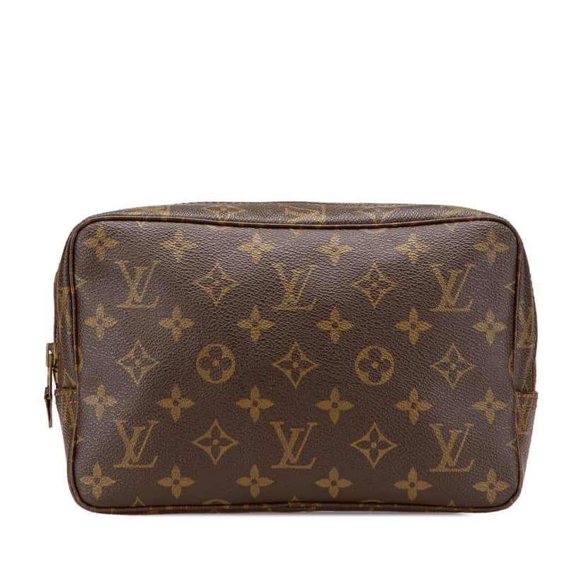 Louis Vuitton Monogram Trousse Toilette 23 Brown Canvas Good condition - Front View