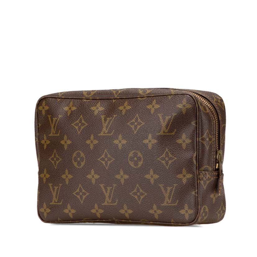 Louis Vuitton Monogram Trousse Toilette 23 Brown Canvas Good condition - Back View