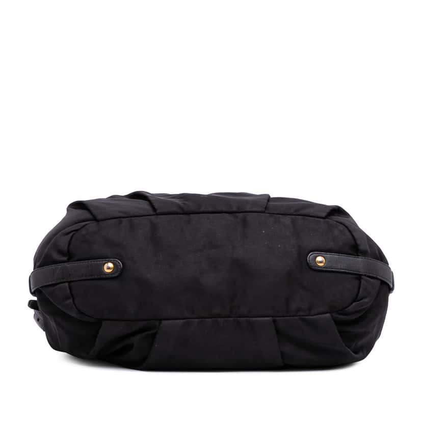 Prada Tessuto Canapa Logo Satchel Black Good condition - Inside View