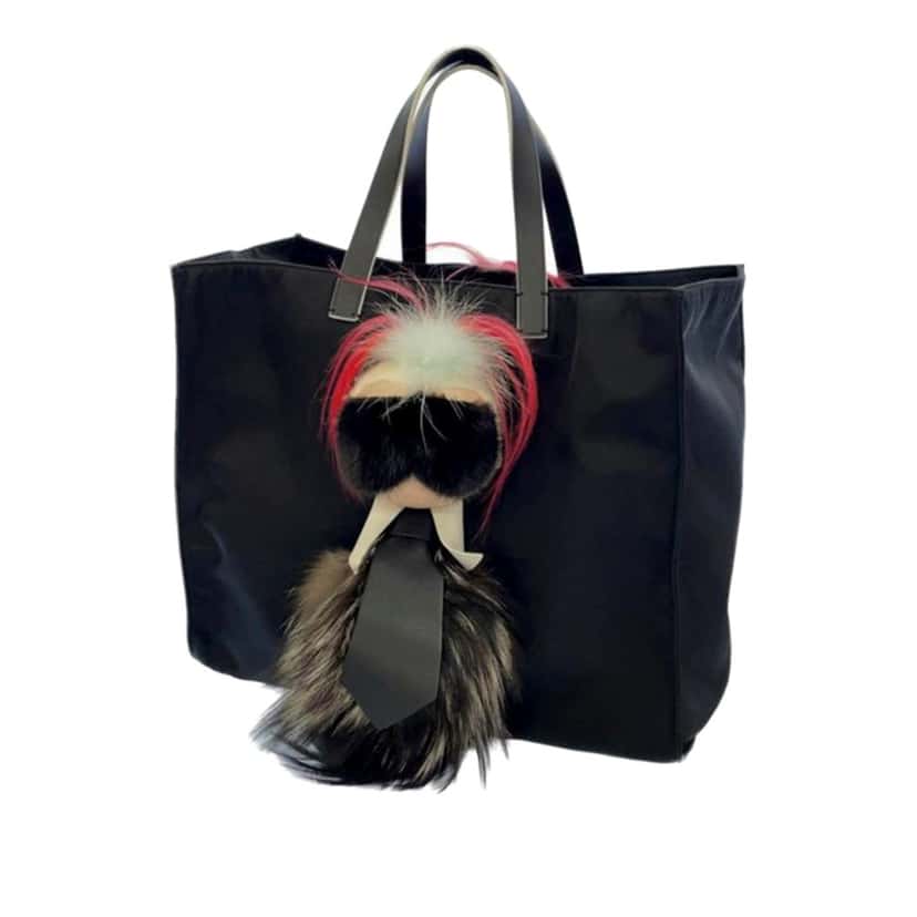 Fendi Karlito Tote Black Good condition - Front View