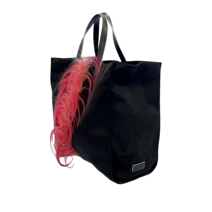 Fendi Karlito Tote Black Good condition - Back View