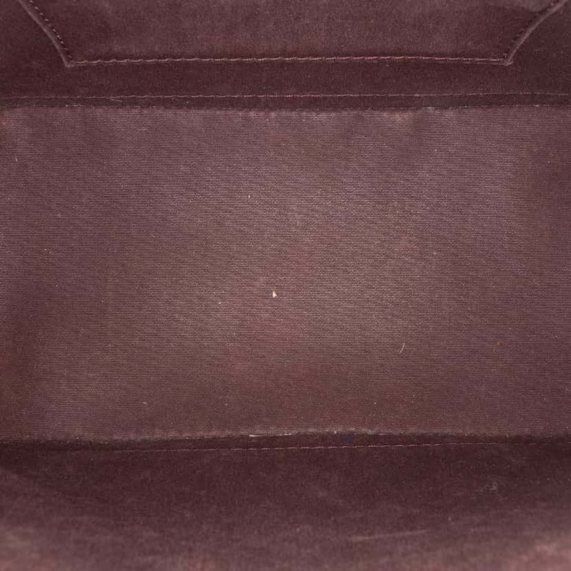 Louis Vuitton Monogram Vernis Alma BB Purple Leather Good condition - Model View