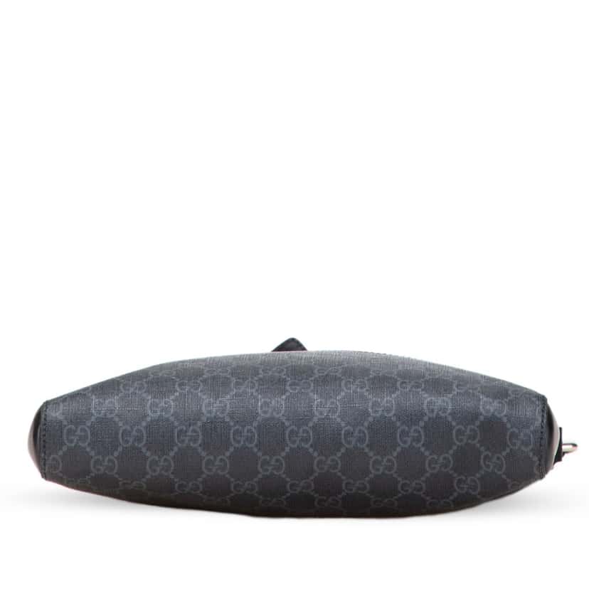 Gucci Medium GG Supreme Web Crossbody Black Canvas Good condition - Inside View