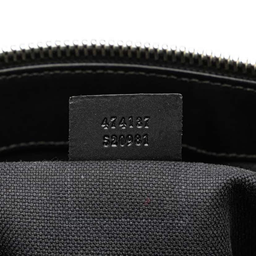 Gucci Medium GG Supreme Web Crossbody Black Canvas Good condition - Box View