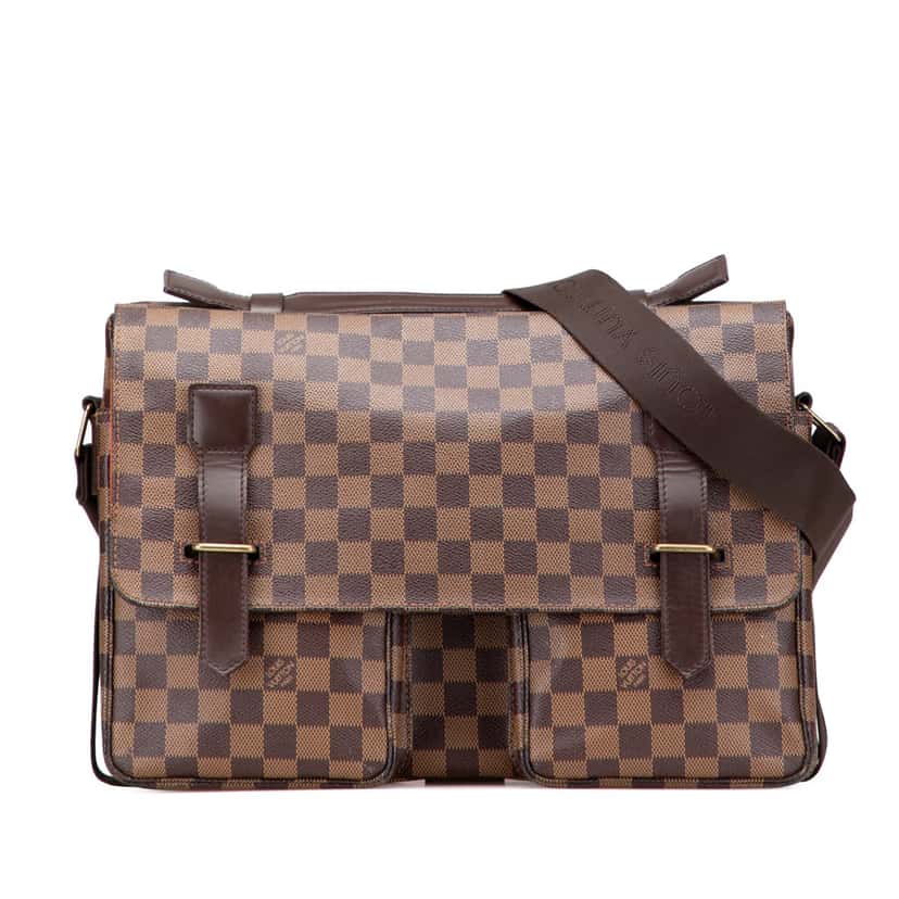 Louis Vuitton Damier Ebene Broadway Brown Canvas Good condition - Front View