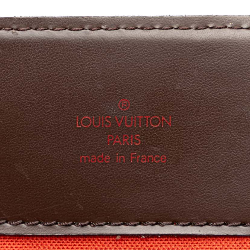 Louis Vuitton Damier Ebene Broadway Brown Canvas Good condition - Box View