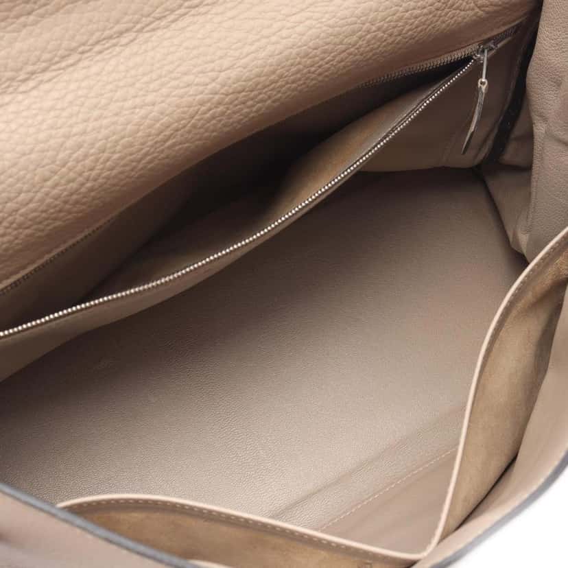 Hermès Togo Kelly II Retourne 35 Brown Leather Good condition - Inside View