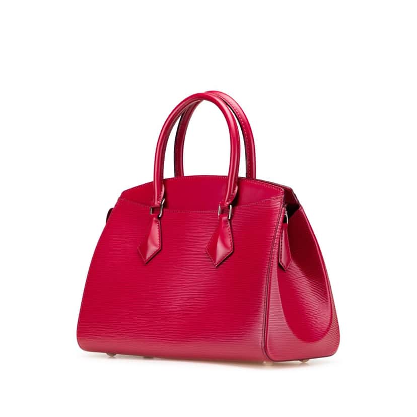 Louis Vuitton Epi Soufflot MM Pink Leather Good condition - Back View