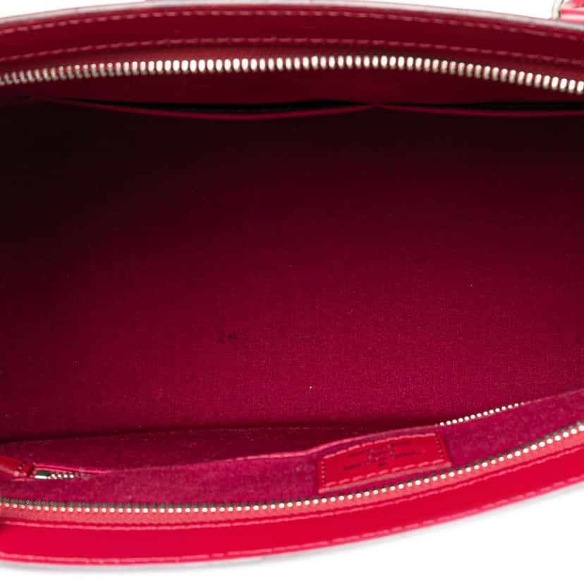 Louis Vuitton Epi Soufflot MM Pink Leather Good condition - Model View