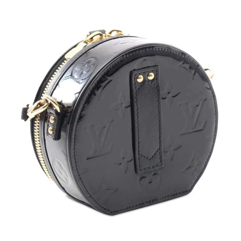 Louis Vuitton Vernis Mini Boite Chapeau Souple Black Leather Good condition - Back View