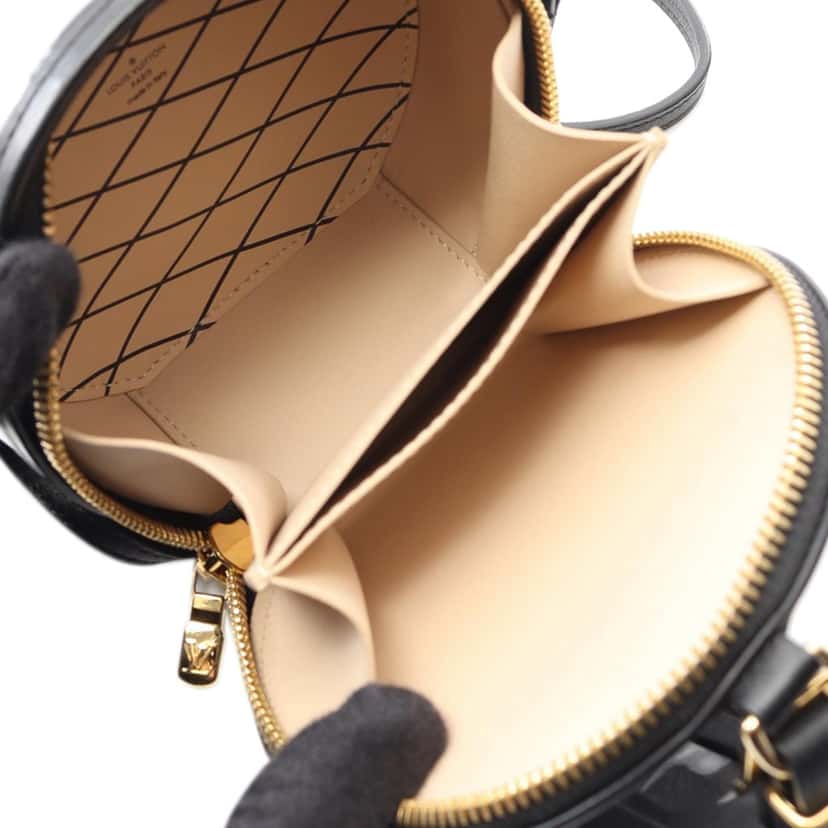 Louis Vuitton Vernis Mini Boite Chapeau Souple Black Leather Good condition - Inside View