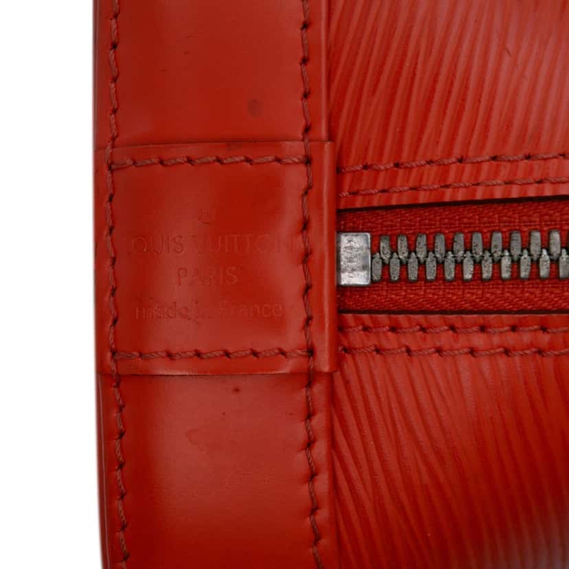 Louis Vuitton Epi Alma PM Orange Leather Good condition - Box View