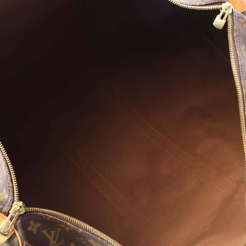 Louis Vuitton Monogram Keepall 55 Brown Canvas Good condition - Inside View